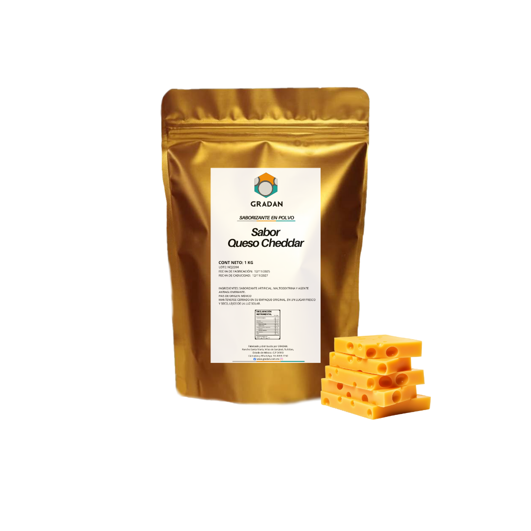 Sabor Queso Cheddar En Polvo 1 Kg