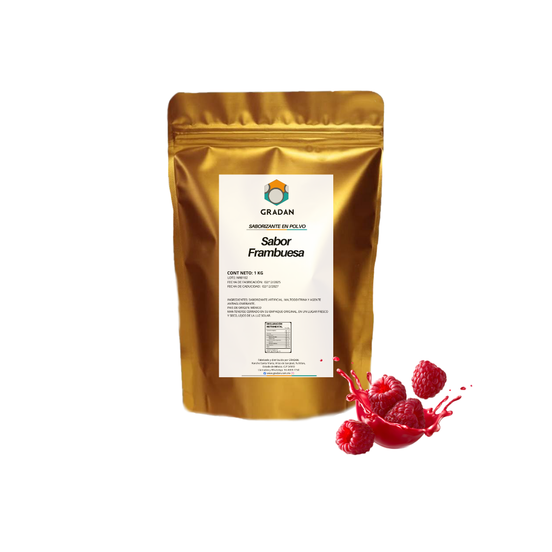 Sabor Frambuesa En Polvo 1 Kg